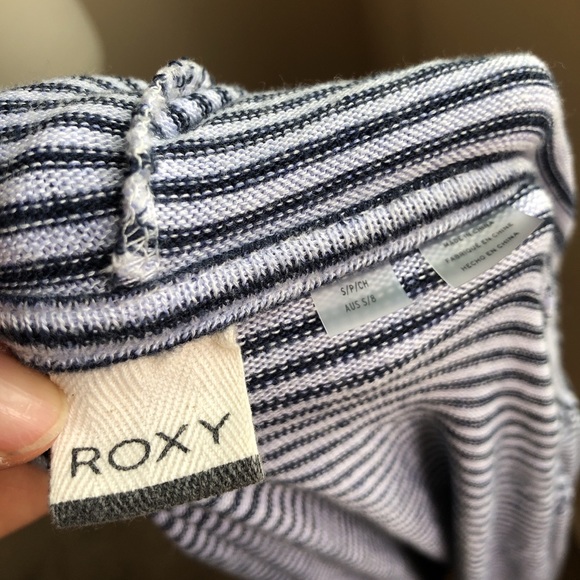 Roxy Zip Up Stripe Hoodie - Picture 5 of 5